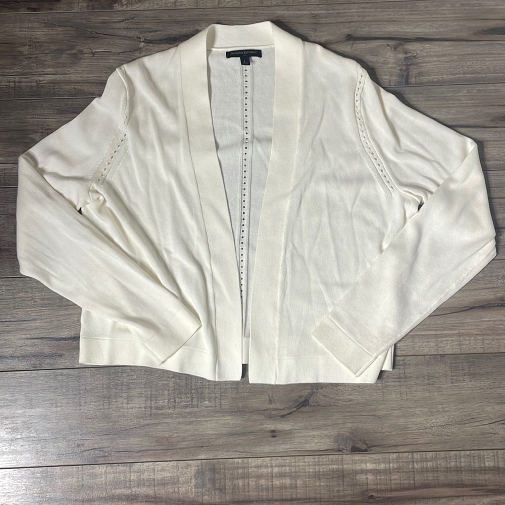 Banana Republic Factory Open Front Cardigan Size Large